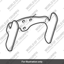 Bracket, US, Reflector (T2703220)