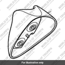 Cover, Number Plate Bracket (T2704101)