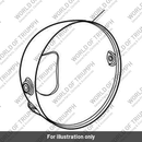 Bowl, Headlight, Painted, Jet Black (T2706509-PG)