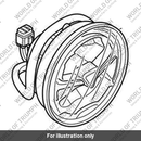 Headlamp, 133 Dia, LED (T2707967)
