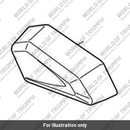 End Cap, Fog Lamp, RH (T2708710)