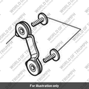Cable Guide Moulding, LH (T2709083)