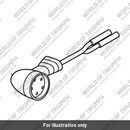 LED Indicator, Short, D40, 450 Lead (T2709352)