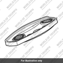 Plinth, Rear Light, Rubber (T2709876)