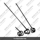 Flanged Sleeve, M8 x 12.4 x 17.2 (T3010048)