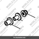Flanged Sleeve, M8 x 12.8 x 17.2 (T3010096)