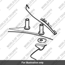 Flanged Sleeve, M6 x 30 (T3010303)