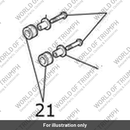 Flanged Sleeve, 6.4 x 10 x 14.5 (T3010701)