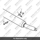 Flanged Sleeve, 8.4 x 12.4 x 13.8 (T3010705)