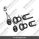 Flanged Sleeve, Rubber (T3020481)