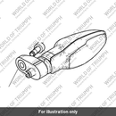 Screw, Cap/Hd, M6 x 16, Slv, Enc (T3050331)