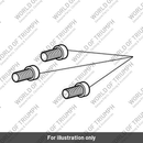 Screw, Cap HD, M10 x 23, Slv (T3050402)