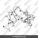 Screw, Cap/Hd, M6 x 12, S/S (T3051003)