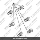 Screw, M6 x 12, Enc, Raw (T3051062)