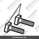 Stud, M5 x 18, Slv (T3100105)