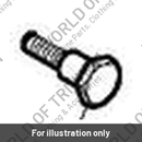 Bolt, HH Shld, M8 x 18, Raw (T3150132)