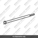 Bolt, HHF, M12 x 282,10.9,Slv (T3150143)