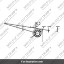 Bolt, HHF, M10 x 130, Slv (T3150151)