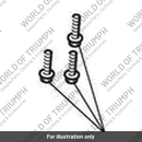 Bolt, RHHF, M6x25, Encaps (T3200134)