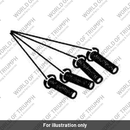 Bolt, RHHF, M6 x 25, Slv (T3200190)