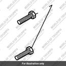 Bolt, HHF, M8 x 33, A2 S/S (T3200455)