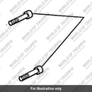 Bolt, HHF, M8 x 40, Slv (T3200601)