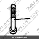 Bolt, RHHF, M6 x 40, Slv (T3202301)