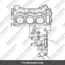 Bolt, HHF, M8 x 130, Slv (T3202311)
