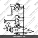Bolt, HHF, M8 x 85, Slv (T3202313)