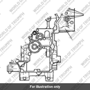 Bolt, HHF, M8 x 116.5, Slv (T3202317)