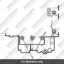 Bolt, HHF, M8 x 80, Slv (T3202323)