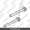 Bolt, HHF, M8 x 100, Slv (T3202332)