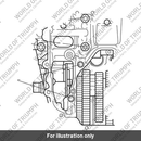 Bolt, RHHF, M6 x 73, Slv (T3202373)