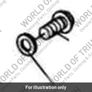 Bolt, RHHF, M6x1.0x12, S/S (T3203115)