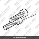 Screw, Cap/Hd, M10 x 35, Slv (T3203206)