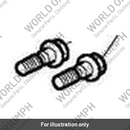 Kit, B/Footrest Brkt Bolts (T3205000)