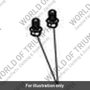Bolt, HHF, Lghtd, M6 X 10, Slv (T3205061)