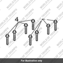 Bolt, HHF, Lghtd, M6 x 35, 10.9 (T3205600)