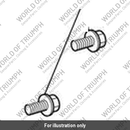 Bolt, HHF, Lghtd, M10 x 19, Slv (T3205687)