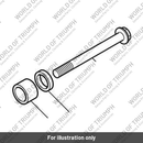 Bolt, HHF, M10 x 100, Slv (T3205763)