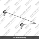 Bolt, HHF, Lghtd, M8 x 25, Slv (T3205782)