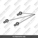 Bolt, HHF, M8 x 25, Slv (T3205790)