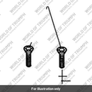 Screw, C'sunk Tx, M6 x 25, Slv (T3330184)