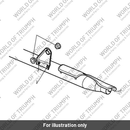 Screw, Btn Hd, M8 x 20, SS (T3330237)