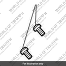 Screw, Pan/Hd, Tx, M6 x 12, Blk (T3330303)
