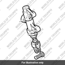 Bolt, M10 x 24 (T3330602)