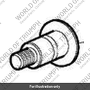 Bolt, Shld, M10 x 1.25, S/S (T3330658)