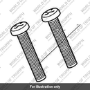 Screw, But/Hd, M5 X 16, Slv (T3330696)