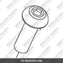 Screw, Pan/Hd, Tx, M5 x 16, Enc (T3330728)