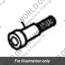 Screw, Btn/Hd, M10 x 24, S/S (T3330747)